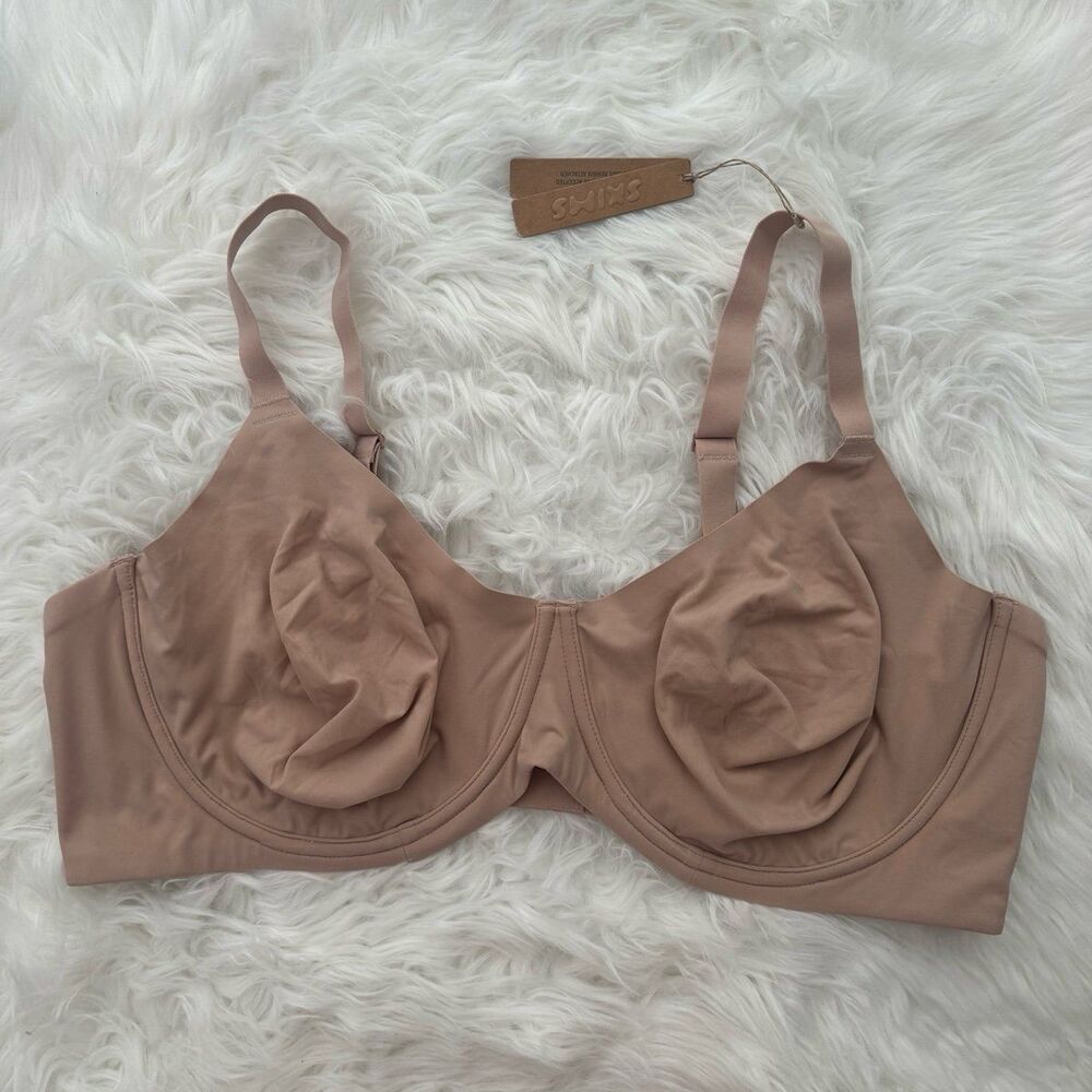 Skims Fits Everybody Unlined Demi Bra Mica Size 46DD